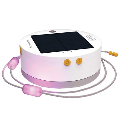 MPOWERD Luci Color Solar String Lights + Phone Charger: Color 18' Rechargeable via Solar or USB-A, 100 Lumens LEDs and 7 Colors, Lasts Up to 15 Hours, Waterproof, Camping, Pool/Patio, and Travel