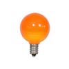 Vickerman 647424 - .96 watt G40 Orange Ceramic LED Candelabra Screw (E12) Base (25 pack) Christmas Light Bulbs (XLEDCG48-25) view 1