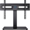 PERLESMITH Universal Swivel TV Stand Mount for 37-80 Inch LCD OLED Flat/Curved Screen TVs-Height Adjustable Table Top TV Stand/Base with Wire Management,VESA 600x400mm up to 99lbs,PSTVS35 view 1