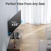 PERLESMITH Universal Swivel TV Stand Mount for 37-80 Inch LCD OLED Flat/Curved Screen TVs-Height Adjustable Table Top TV Stand/Base with Wire Management,VESA 600x400mm up to 99lbs,PSTVS35 view 2