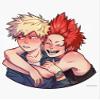 Bakugou X Kirishima Sticker - Sticker Graphic -Stickers for Hydroflask Water Bottles Laptop Computer Skateboard, Waterproof Decal Stickers view 1