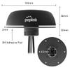 Peplink Cellular & WiFi Antenna Mobility 22G | LTE 2x2 MIMO Cellular High Bandwidth Dual-Band Wi-Fi External Router Computer Networking Antenna System with GPS Receiver | Durable Housing, Black view 2
