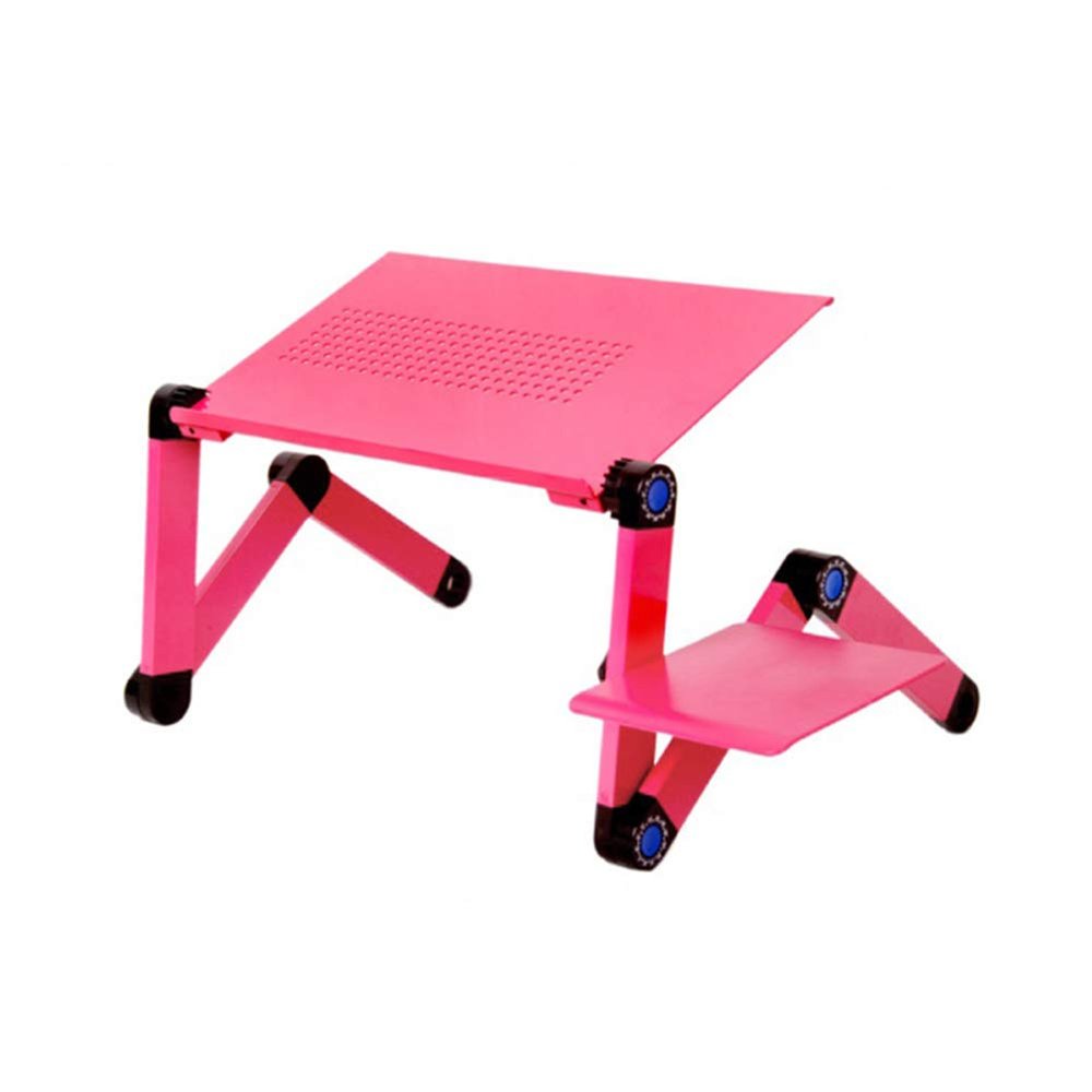 Arinda Laptop Table Adjustable Portable Laptop Notebook Stand Reading Holder with Large Cooling Fan & Mouse Pad
