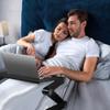 Arinda Laptop Table Adjustable Portable Laptop Notebook Stand Reading Holder with Large Cooling Fan & Mouse Pad view 4