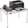 Nexel Commerical Wire Shelf Platform Dunnage Storage Rack, 21" x 36" x 14", Chrome view 3