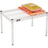 Nexel Commerical Wire Shelf Platform Dunnage Storage Rack, 18" x 30" x 14", Chrome view 3