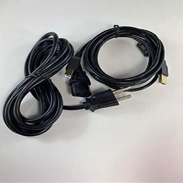 OMNIHIL 8FT High Speed USB 2.0 Cable + 8FT Power Cord Compatible with PRESONUS STUDIOLIVE 32SC