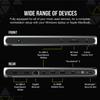 Corsair TBT100 Thunderbolt 3 Dock  85W Charging, Dual 4k 60Hz Support, 2X HDMI, 40Gb/s,USB-C Gen 2 (15W) x2, USB-A 3.1 (7.5W) x2, Gigabit Ethernet  for Mac and PC laptops view 4
