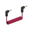 3.5mm TRS to TRS Patch Cable Cord Wire for Canon, Nikon & Other Cameras with 3.5mm Mic Jack, Compatible with Rode VideoMicro, Wireless GO II, Movo, GoPro Pro with Mic Adapter & Other External Mics view 1