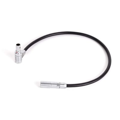 Wooden Camera 281500 Compatible with Lemo, 12-Inch Outward Right Angle 3-Pin Fischer Trigger Cable for RED Komodo