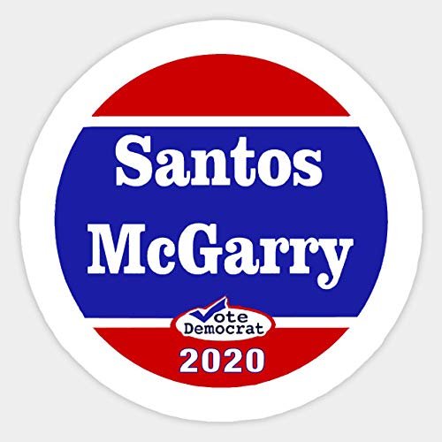 Santos McGarry! - Sticker Graphic - Decal Sticker Sticker