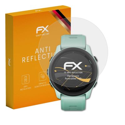atFoliX Screen Protector compatible with Garmin Forerunner 745 Screen Protection Film, anti-reflective and shock-absorbing FX Protector Film (3X)