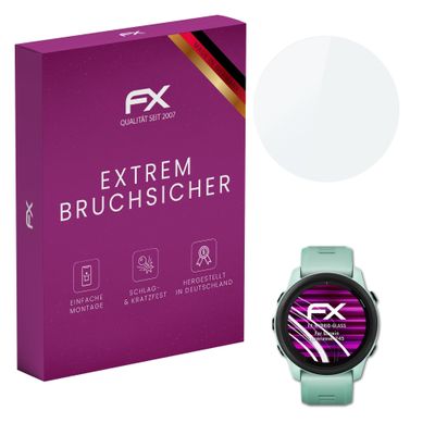 atFoliX Plastic Glass Protective Film compatible with Garmin Forerunner 745, 9H Hybrid-Glass FX Screen Protector