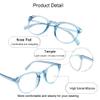 Blue Light Blocking Glasses, Anti Eyestrain, TV Glasses for Women Men, Anti UV, Anti Glare view 3