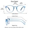 Blue Light Blocking Glasses, Anti Eyestrain, TV Glasses for Women Men, Anti UV, Anti Glare view 4