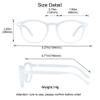 Blue Light Blocking Glasses, Anti Eyestrain, TV Glasses for Women Men, Anti UV, Anti Glare view 4