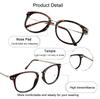Blue Light Blocking Glasses, Anti Eyestrain, TV Glasses for Women, Anti UV, Anti Glare view 3