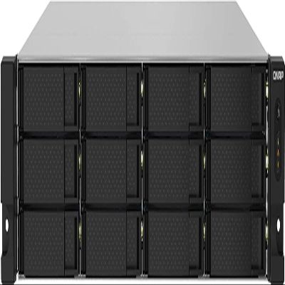 QNAP TS-1232PXU-RP-4G 12 Bay High-speed SMB Rackmount NAS with two 10GbE and 2.5GbE Ports, Redundant PSU