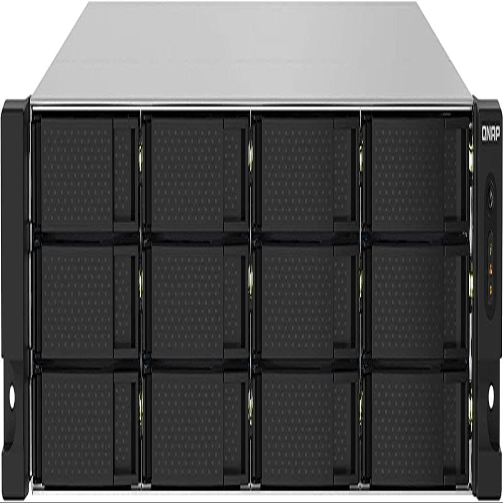 QNAP TS-1232PXU-RP-4G 12 Bay High-speed SMB Rackmount NAS with two 10GbE and 2.5GbE Ports, Redundant PSU
