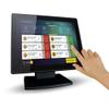 12-Inch Capacitive Multi-Touch POS TFT LED Touchscreen Monitor, True Flat Seamless Design with Adjustable POS Stand for Retail Restaurant, HDMI & VGA Inputs, High Resolution 1024 x 768 view 1