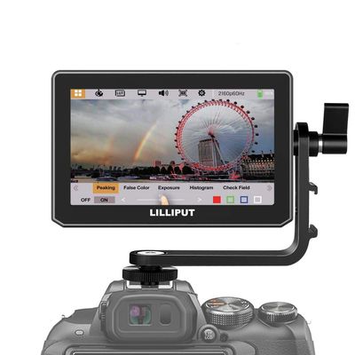Keenous Lilliput T5 5 Inch Touch Screen IPS Full HD 1920x1200 4K HDMI 60Hz On-Camera Video Field Monitor for BMPCC DSLR Camera (T5 5 Inch HDMI)