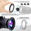 86mm to 95mm Step-Up Ring Filter adapter/86mm to 95mm Camera Filter Ring for 95mm UV,ND,CPL,Metal Step Up Ring view 4