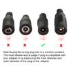 uxcell 10pcs DC Power 5.5mm x 2.5mm 2A 1Meter Female Plug Connector Pigtail view 4