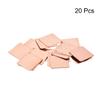 uxcell Flat IC Chipset Thermal Copper Heatsink for CPU GPU 15 x 15 x 0.3mm 20pcs view 3