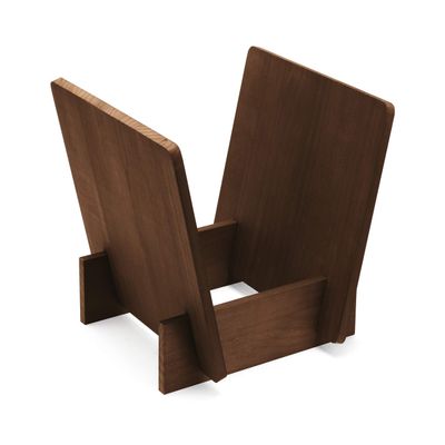 Dynavox LP Stand ST40 - Dark Brown Pine Vinyl Record Storage Box - Holds up to 40 LP's and Singles