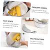 1 Set 2 Pcs Stainless Steel Filter Sieves Pasta Strainer Sink Strainer Functional Colanders Pot Spaghetti Pan Stainless Steel Kitchen Filter view 4