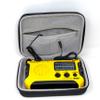 Kaito KA500 Voyager Solar/Crank Emergency AM/FM/SW/NOAA Weather Alert Radio with AC Adapter & Storage Case, Yellow view 3