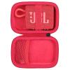co2CREA Hard Carrying Case Replacement for JBL Go 4 Go3 Go 3 Eco Portable Speaker (Black Case + Inside Red) view 1
