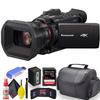 Panasonic HC-X1500 4K Professional Camcorder with 24x Optical Zoom, WiFi HD Live Streaming W/Soft Case + Sandisk Extreme Pro 64GB Card + Clean and Care Set + More - Starter Bundle view 3