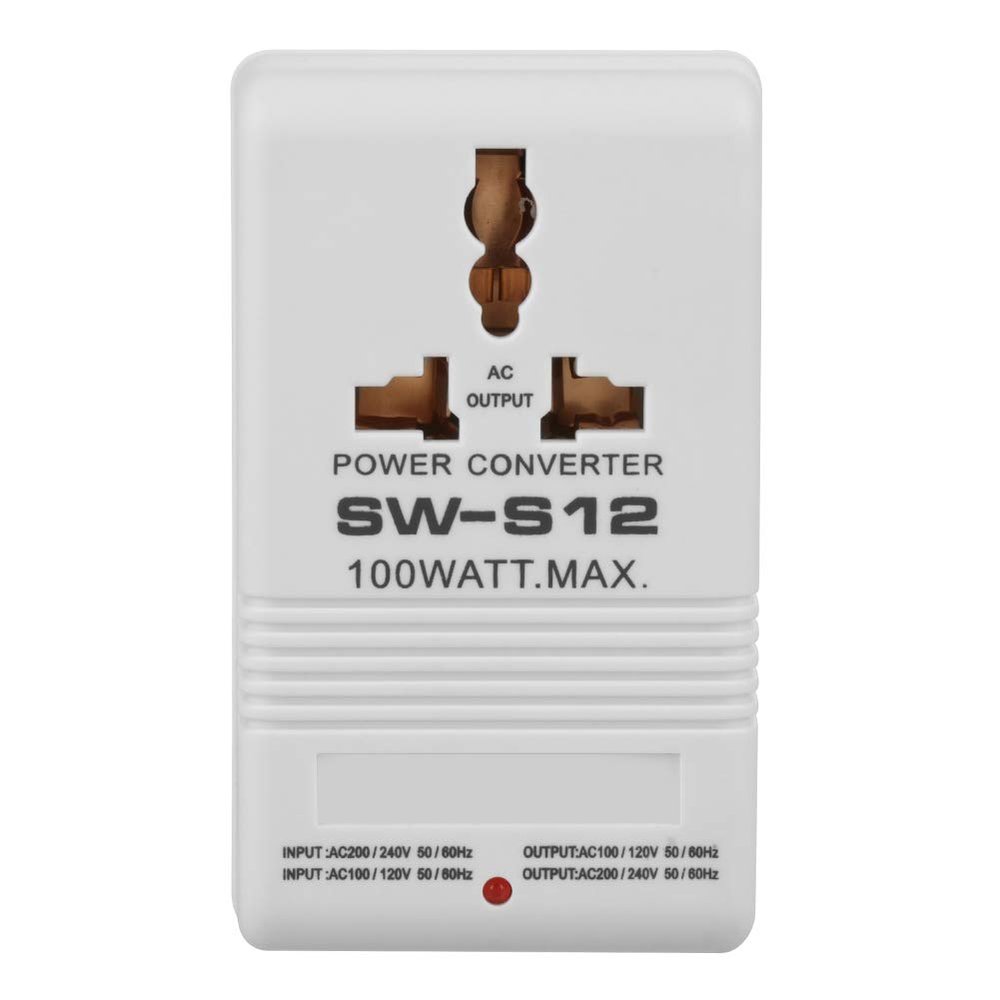Travel Power Converter Adapter 100W 10V/120V to 220V/240V Step-Up&Down Voltage Converter Transformer (CN Standard Plug)