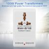 Travel Power Converter Adapter 100W 10V/120V to 220V/240V Step-Up&Down Voltage Converter Transformer (CN Standard Plug) view 2