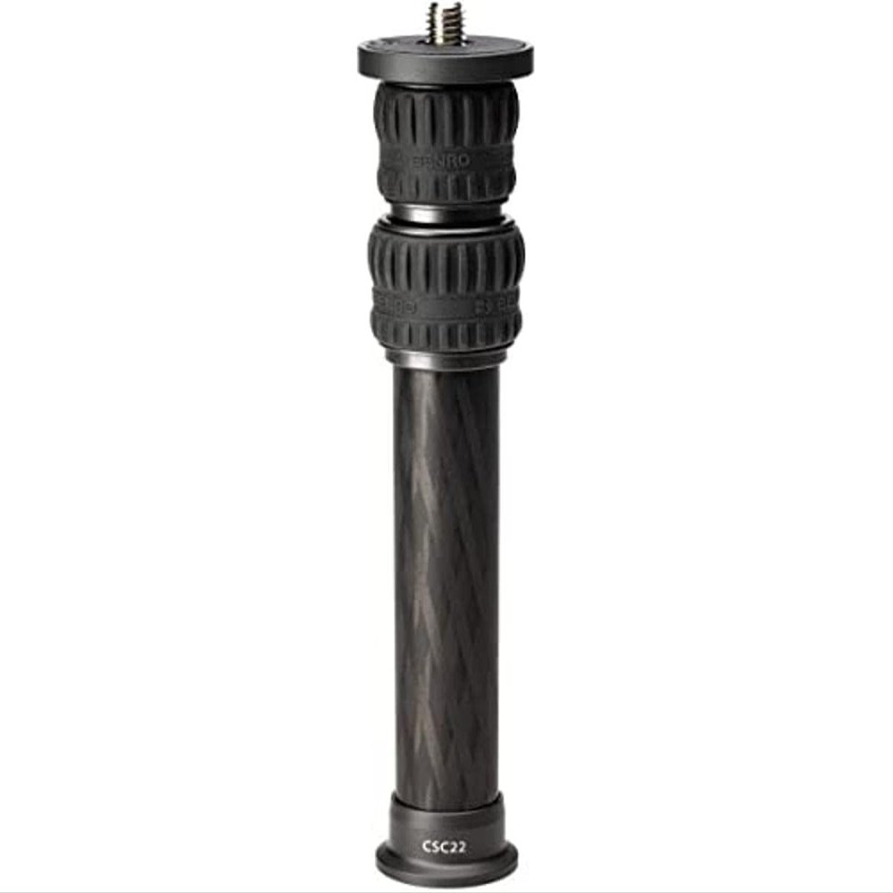 Benro Carbon Fiber Expansion Column for #0 Series Tripods Compact Lightweight 3-Section Height Adapter for Travel & Landscape Photography (CSC22)