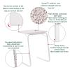 QWEASDF Laptop Bed Tray Desk, Angle & Height Adjustable Simple Folding Table, Computer Desk, Notebook Stand Sofa/Bed Side Table Hospital Table Stand view 3