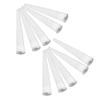 DOITOOL 100pcs White Plastic Nozzle Tube Tips Disposable Grip Nozzles for Caulking and Sealant Applications for Home Repair and Construction Projects view 1