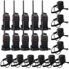 Retevis H-777S Long Range Walkie Talkies with Shoulder Mic,2 Way Radios for Adults,Durable Two Way Radio,VOX Hands Free,Security Church School Business (10 Pack) view 1
