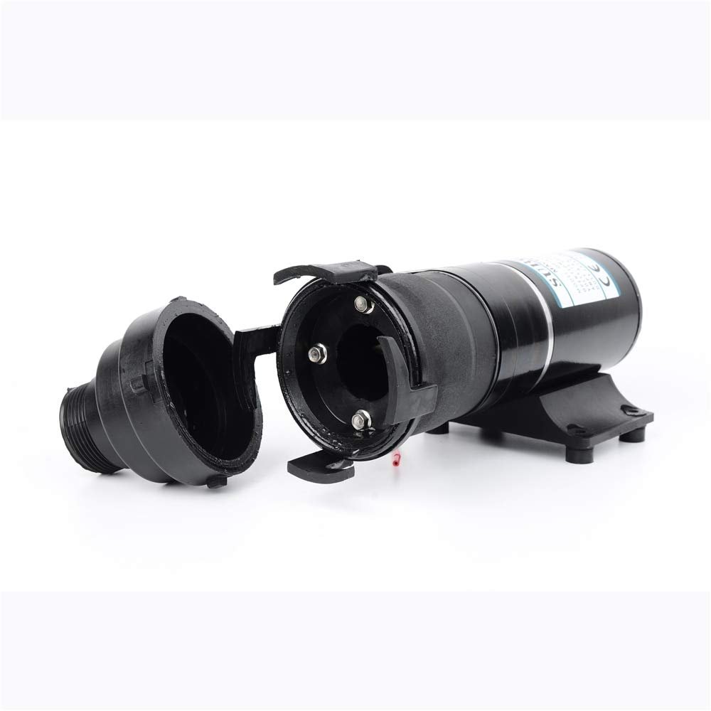 Pump 32L/Min Sewage Lift Pump Septic Tank Caravanning Yacht Household DC 12V 24V Toilet Kitchen Garbage Bilge Water Pump Detachable - (Voltage: 12V)