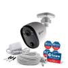 Swann Outdoor Home Security Camera, Spotlight, Weatherproof, Color Night Vision, Heat & Motion Sensor Light, 2-Way Talk and Siren, SWIFI-SPOTCAM-GL (Renewed) view 4