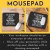 Mousepad for Accountants 9 Inch Accounting Mouse Pad - Accountant Accounting Black Office Poster Mousemat Mouse Mat view 3