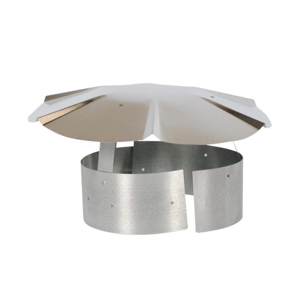 Imperial Manufacturing Rain Cap Adjustable 5" - 7" Galvanized Steel