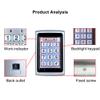 HFeng Door Access Control System Kit 125KHz RFID Keypad Metal Case + DC12V 3A Power Supply Controller + Door Exit Button + 10pcs Keyfobs (Without Lock) view 3
