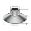 Audiocrast Record Weight Aluminum, 130G /4.6OZ, Home Audio Vinyl Disc Stabilizer for LP Turntable (Silver 130S) view 2