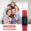 AVOD Nylon Watch Bands Compatible with Fitbit Charge 4/Charge 3/SE, Soft Replacement Wristband Breathable Sport Strap with Band for Women Men (Chinese Red) view 3
