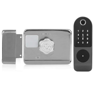 Smart Electronic Door Lock, Supports Unlocking Methods of Fingerprint/ID Card/Password/Key/Remote and Smart Switch Security and Anti-Theft for Home Office