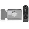 Smart Electronic Door Lock, Supports Unlocking Methods of Fingerprint/ID Card/Password/Key/Remote and Smart Switch Security and Anti-Theft for Home Office view 1