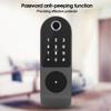Smart Electronic Door Lock, Supports Unlocking Methods of Fingerprint/ID Card/Password/Key/Remote and Smart Switch Security and Anti-Theft for Home Office view 2