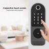 Smart Electronic Door Lock, Supports Unlocking Methods of Fingerprint/ID Card/Password/Key/Remote and Smart Switch Security and Anti-Theft for Home Office view 4